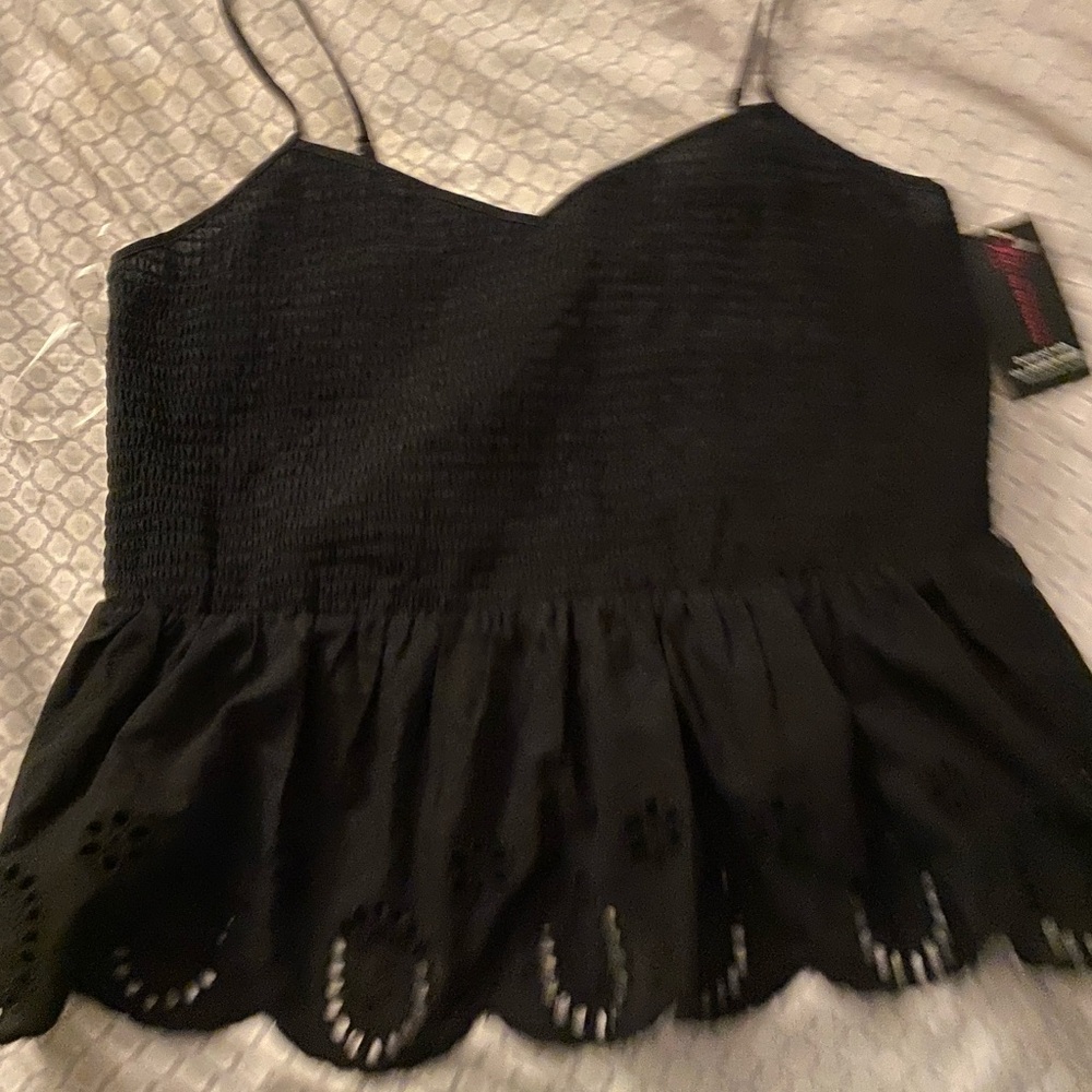 Black tank top